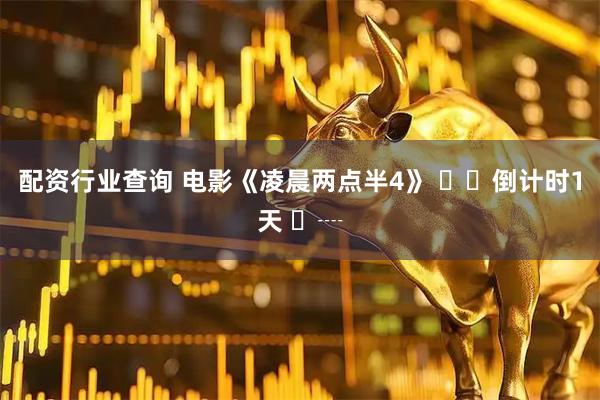 配资行业查询 电影《凌晨两点半4》 ⏱️倒计时1天 ✦┈